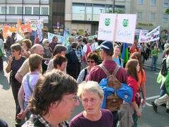 Ortsgruppe bei der Gentechnik-Demo