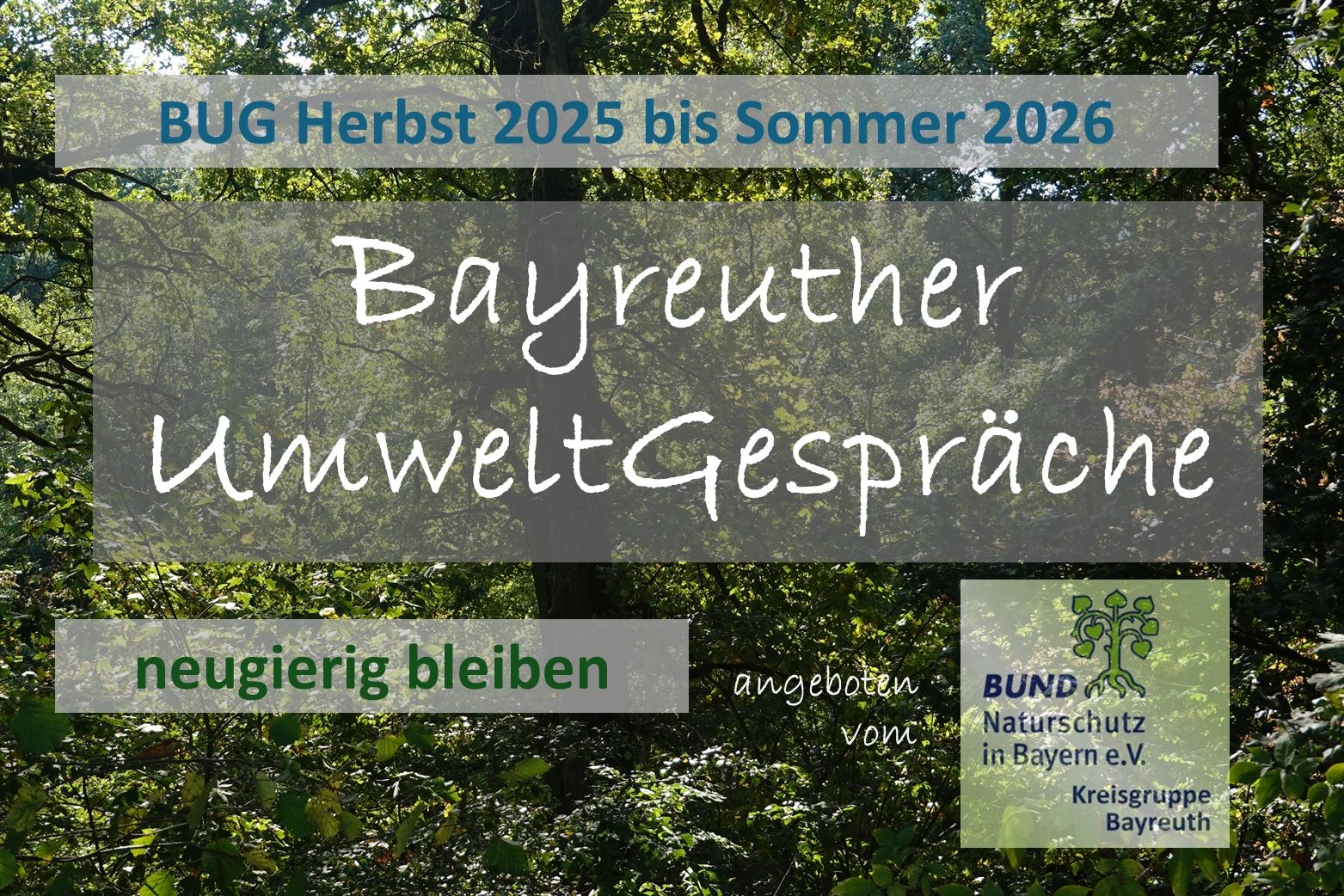 Bayreuther UmweltGespräche 2025/26